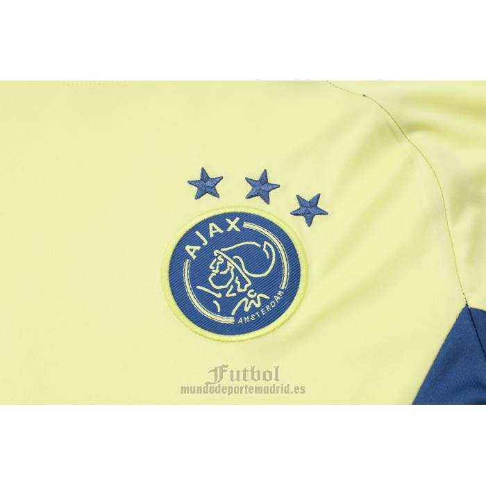 Chandal del Ajax Manga Corta 2024-2025 Amarillo - Pantalon Corto